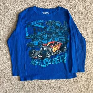 Hot Wheels long sleeve ripped tee